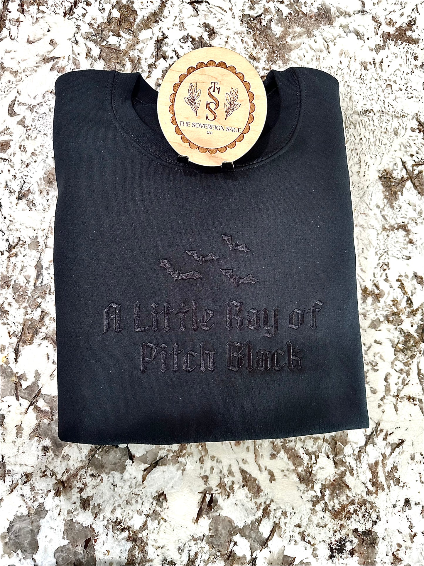A Little Ray of Pitch Black Crewneck