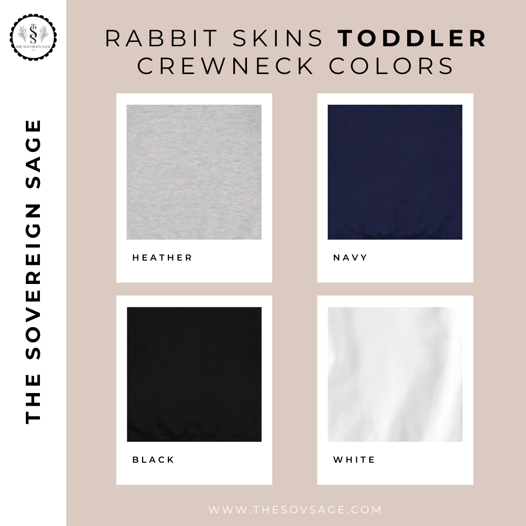 Toddler Custom Choo-choo Crewneck