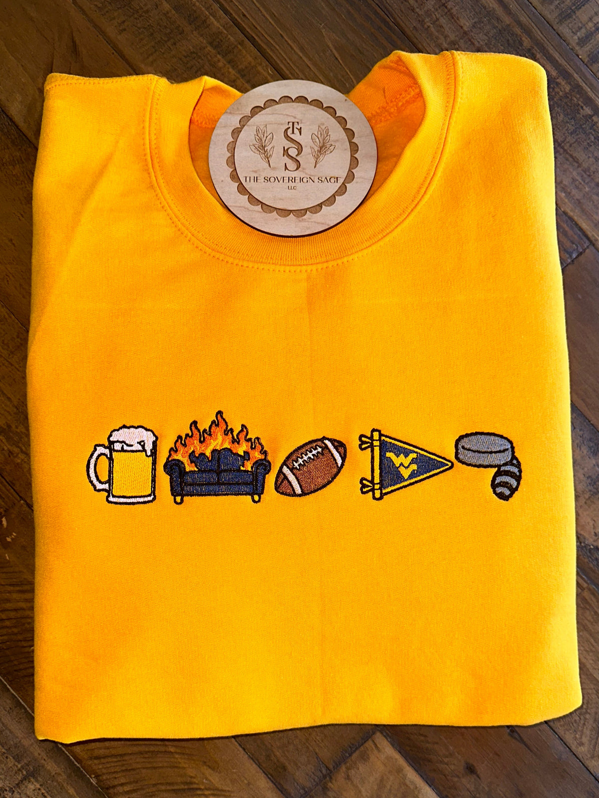 WVU Mountaineer Football Crewneck