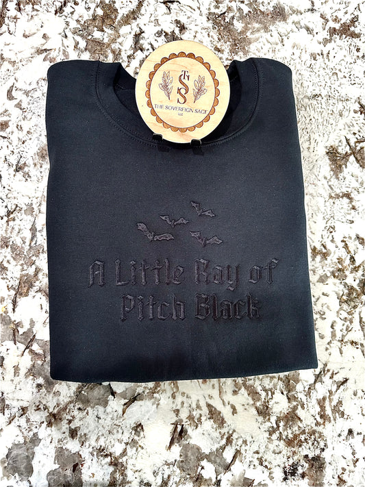 A Little Ray of Pitch Black Crewneck
