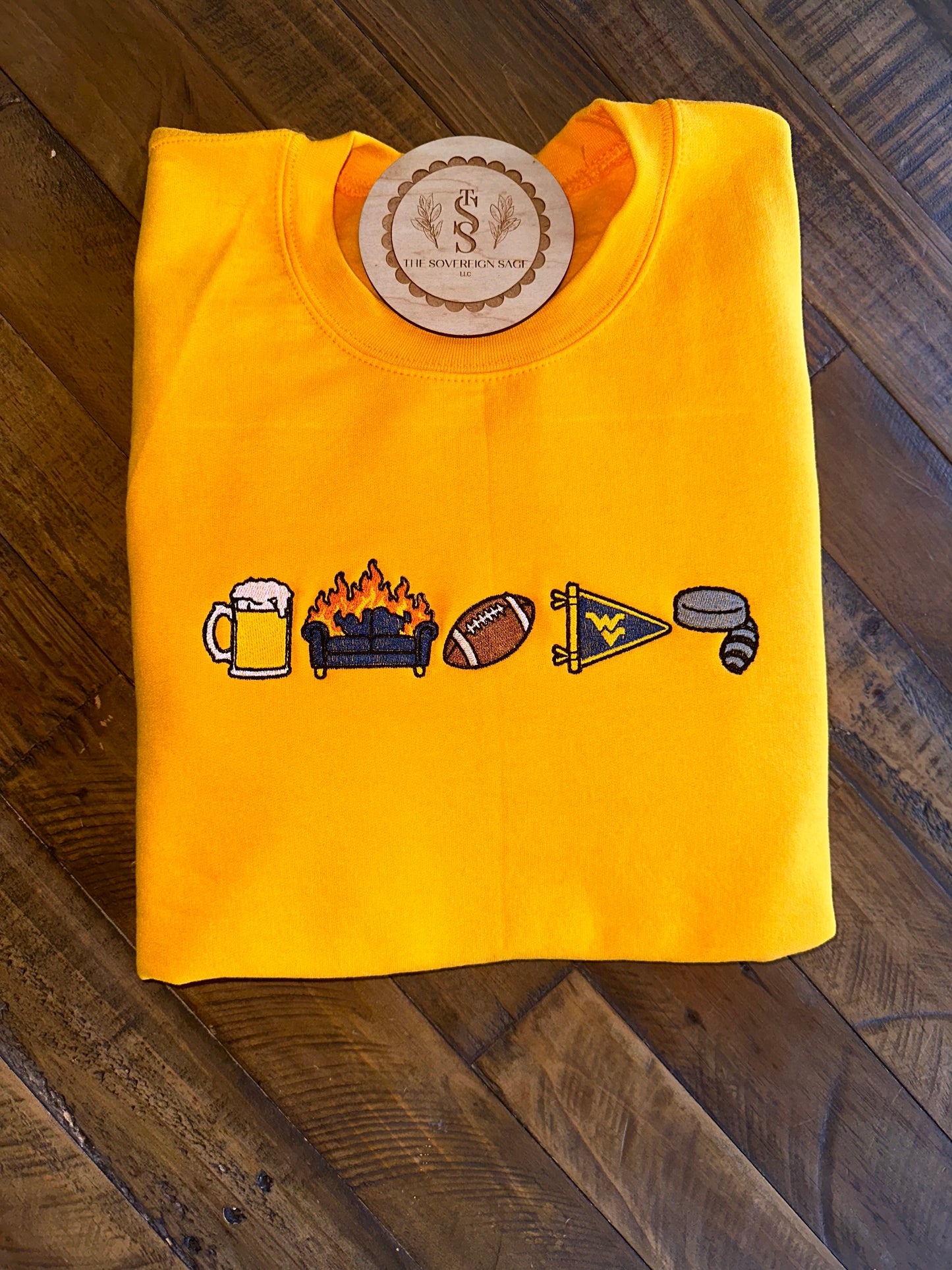 WVU Mountaineer Football Crewneck