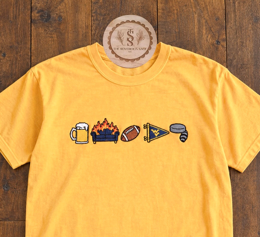 WVU Mountaineer Football Tshirt