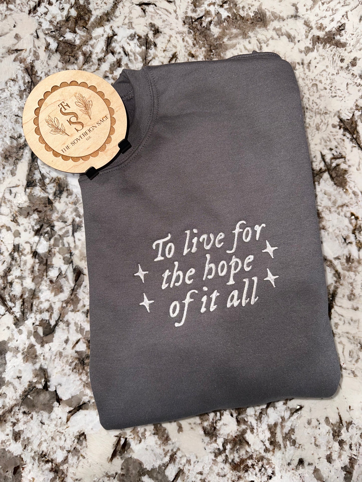 To live for the hope of it all 🤍✨