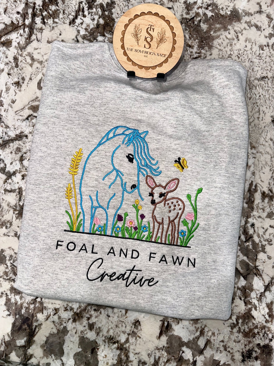 Foal and Fawn Creative — Logo sweatshirt by The Sovereign Sage.